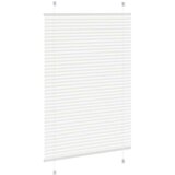 vidaXL Plisirana roleta bijela 100x150 cm širina tkanine 99,4 cm | shoptok.hr