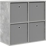  Kreveta s ladicama Betonski sivi 68,5 x 32 x 67 cm | shoptok.hr