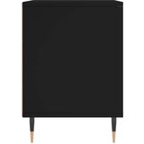 vidaXL Nočna omarica črna 40x35x50 cm inženirski les | Shoptok.si