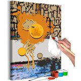  Slika za samostalno slikanje - Caramel Flower 40x60 Cijene