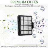 INORCO Nadomestni filter za sesalnik s posodo brez vreke NEN180 NEN186BL: 2 filtra za prah in 2 filtra HEPA, (21983829) | Shoptok.si