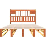  Krevet s regalom za knjige bez madraca 150x200 cm od borovine | shoptok.hr