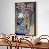  Slika - Utagawa Hiroshige – The monkey bridge in the Kai province 80x120 U prirodnom drvenom okviru | shoptok.hr