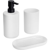 Allstar Bijeli plastičan set pribora za kupaonicu Fano – | shoptok.hr