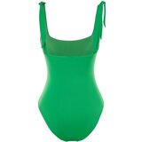 Trendyol swimsuit - Green - Plain Cene