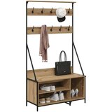  Stalak za odjeću s policom Umjetnički hrast 100 x 41 x 184 cm | shoptok.hr