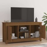 TV omarica medeno rjava 103x36,5x52 cm trdna borovina, (20731197) | Shoptok.si