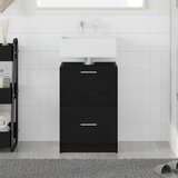  Kupaonski ormar Crni hrast 40 x 37 x 59 cm Konstruirano drvo | shoptok.hr