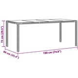  9-dijelni vrtni bistro set od poliratana s jastucima smeđi | shoptok.hr