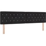 Uzglavlje Crna 180 cm Baršun | shoptok.hr
