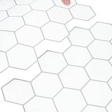 Heksagonska pločica 20 pcs Bijela siva 30 x 30 cm | shoptok.hr