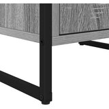 VidaXL Strani &amp;scaron;al Siva Sonoma 81 x 36 x 150.5 cm Konstruiran les Slike