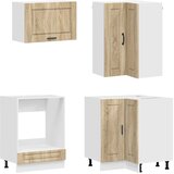  Kuhinjska jedinica PORTO 8 kom. Hrast sonoma Konstruirano drvo | shoptok.hr