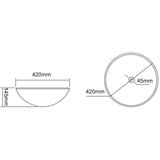 Sapho Bel steklen okrogel umivalnik ø 42 cm Telica – | Shoptok.si