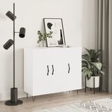 The Living Store Komoda bela 90x34x80 cm konstruiran les - Komoda, (21662647) | Shoptok.si