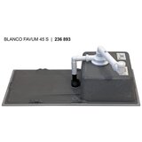 Blanco FAVUM 45 S Silgranit granitna sudopera, 332x370x180mm, antracit | shoptok.hr