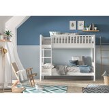 Vipack Bela pograd otroška postelja iz masivnega bora s prostorom za shranjevanje 90x200 cm SCOTT – | Shoptok.si