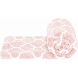  Luksuzna Deka 200 x 220 cm - Svijetlo-ružičasta s Maroko Uzorkom | shoptok.hr