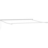 vidaXL ročna zložljiva tenda bela 500x300 cm | Shoptok.si
