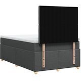  Krevet box spring s madracem tamnosivi 120 x 190 cm tkanina | shoptok.hr