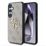 Guess PU 4G Metal Logo Zadní Kryt pro Samsung Galaxy S25+ Pink Ovitek za telefon Vijolična | Shoptok.si