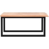  Zidna polica za umivaonik od čelika i masivne hrastovine Smeđa 60 x 60 x 2 cm | shoptok.hr
