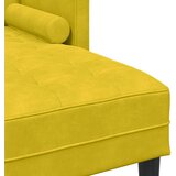  Set sofe s jastukom 2 pcs Žuta Poliester | shoptok.hr