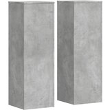  Stalci za biljke 2 kom siva boja betona 33 x 33 x 100 cm drveni | shoptok.hr