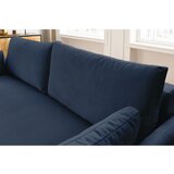 Bobochic Paris Temno modra raztegljiva sedežna garnitura 211 cm Marcel – | Shoptok.si