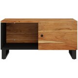  Stolić za kavu 80x50x40 cm od drva bagrema i konstruiranog drva | shoptok.hr