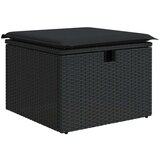  8-dijelni set vrtnih sofa od poliratana s jastucima crni | shoptok.hr