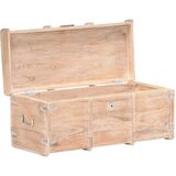  Škrinja za pohranu 90 x 40 x 40 cm od masivnog bagremovog drva | shoptok.hr