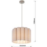 Mömax Viseča Svetilka Sejla, Ca. 40/40/120 Cm | Shoptok.si