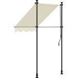 Tenda na uvlačenje krem 150 x 150 cm od tkanine i čelika | shoptok.hr