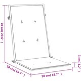  Jastuci za vrtne stolice 4 kom crveni 120x50x3 cm od tkanine | shoptok.hr