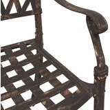  3-delni vrtni bistro set bronasta lita aluminij, (22015605) | Shoptok.si