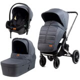 Bbo kolica za bebe 3u1 FlexiTrio Grey, 0m+ | ePonuda.com