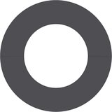  Pogodno za ravne drvene prstenove 5 pcs Crna Ø40 / 70 cm Čelik | shoptok.hr