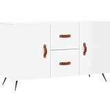 Maison Chic Komoda - Predalnik visok sijaj bela 100x36x60 cm inženirski les, (21721308) | Shoptok.si