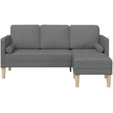  Set sofe s jastukom Tamno siva Poliester | shoptok.hr