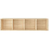  Knjižna / TV omara sonoma hrast 36x30x143 cm iverna plošča, (20622737) | Shoptok.si