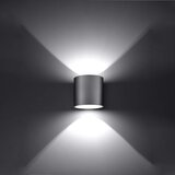  Zidna lampa ORBIS 1 siva | shoptok.hr