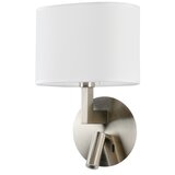  Brilagi - LED zidna lampa DAYA 1xE14/40W/230V + LED/3W bela/mat hrom | Eponuda.com
