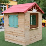 Kinder Home Dečija drvena kućica za igru na otvorenom - za dvorište i baštu, 115×102×129 cm | Eponuda.com