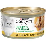  20 % popust na Gourmet Nature's Creations mokro mačjo hrano 36 x 85 g - Piščanec s špinačo & paradižnikom | shoptok.hr