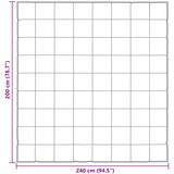  Zimska pokrivača Crna 200 x 240 cm Saten i mikrovlakna | shoptok.hr
