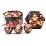 Denis Božićne kuglice 7,5 cm Deda Mraz, 14 komada u paketu Cene