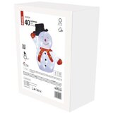 Emos led božični snežak s klobukom, 36 cm, zunanji in notranji, hladna bela, časovnik DCFC18 | Shoptok.si