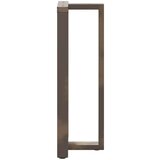  Noge barske mize T-oblike 2kosa naravno jeklo 40x35x(110-111)cm, (21828641) | Shoptok.si