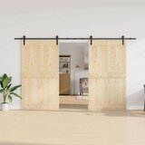  Gornja vodilica za klizna vrata 366 cm čelični crni | shoptok.hr